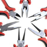 Red Jewelry Pliers Tool for Beadwork Repair Beading Making DIY