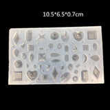1PC Resin Molds DIY Silicone Jewelry Making Pendant Mold Earrings Pendant Craft