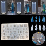 1PC Resin Molds DIY Silicone Jewelry Making Pendant Mold Earrings Pendant Craft