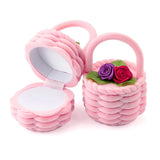 Wedding Anniversary Flower Basket Ring Box