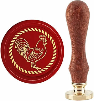 Rooster Wax Seal Stamp Animal Sealing Wax Stamps 30mm Retro Vintage Brass Stamp