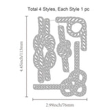 1PC Rope Metal Cutting Dies for DIY Scrapbooking Cards Making Album Envelope