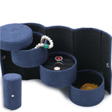 3 Layer Rotating Jewelry Box Ring Organizer Holder
