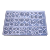 Round Diamond Geometric UV Epoxy Resin Jewelry Bead Mold