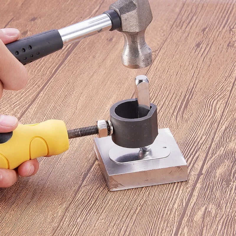 1PC Safety Handle Seal Steel Belt Number Prefix Punched Clamping Handle