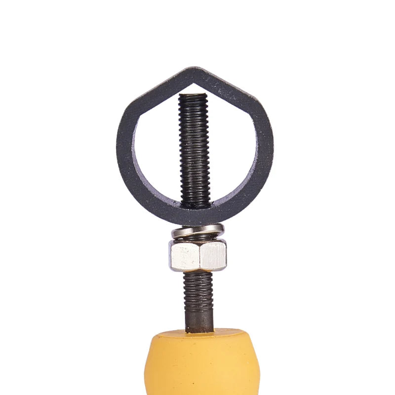 1PC Safety Handle Seal Steel Belt Number Prefix Punched Clamping Handle