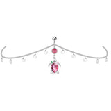 Sexy Navel Piercing with Waist Chain Drop Pendant