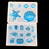 Star Bow Rabbit Umbrella Pendant Silicone Mold for DIY Jewelry