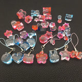 Star Bow Rabbit Umbrella Pendant Silicone Mold for DIY Jewelry