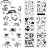 1PC Silicone Clear Stamp Seals for DIY Decoration Planner Craft