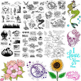 1PC Silicone Clear Stamp Seals for DIY Decoration Planner Craft
