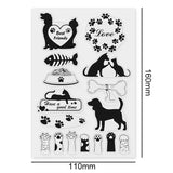 1PC Silicone Clear Stamp Seals for DIY Decoration Planner Craft