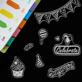 1PC Silicone Clear Stamp Seals for DIY Decoration Planner Craft