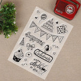1PC Silicone Clear Stamp Seals for DIY Decoration Planner Craft