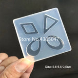 Silicone Geometric Jewelry Mold Earring Molds Accessories Tool