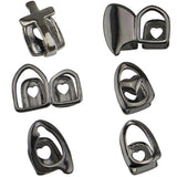 1PC Single Tooth Hip Hop Cross Grills Rapper Geometric Teeth Caps