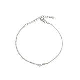 925 Silver Snakebone Chain &BALL Beads Bracelet TLS185