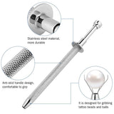 Stainless Steel Quad Prong Bead Holder Body Piercing Tool