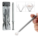 Stainless Steel Quad Prong Bead Holder Body Piercing Tool