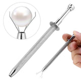 Stainless Steel Quad Prong Bead Holder Body Piercing Tool
