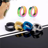 Stainless Steel Ear Clip Retro Punk Earrings