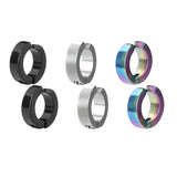 Stainless Steel Ear Clip Retro Punk Earrings
