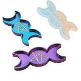 Star Moon Candle Holder Silicone Mold for DIY Craft