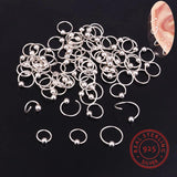 925 Silver CBR Nose Piercing Septum Ring 20G