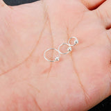 925 Silver CBR Nose Piercing Septum Ring 20G