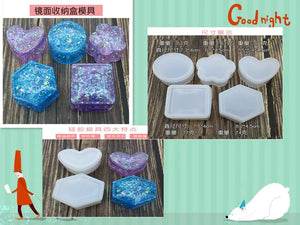 Silicone Jewelry Tool Storage Box DIY UV Resin Molds