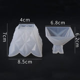1PC Storage Box Resin Mould DIY Tool UV Epoxy Resin Box Silicone Mold
