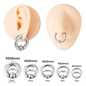 1PC Surgical Steel CBR Nose PA Cartilage Earring
