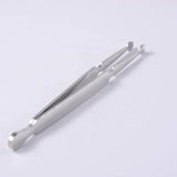 Surgical Steel Labret Bar Tweezers Clamp Forceps Lip Ring Holder