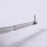 Surgical Steel Labret Bar Tweezers Clamp Forceps Lip Ring Holder