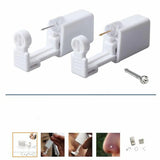 Disposable Surgical Steel Nose Piercing Gun with Crystal Studs