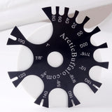 Surgical Steel Wire Gauge Wheel Tool 1mm-25mm Thickness Measurement