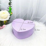 Sweet Heart Shaped Jewelry Storage Box Organizer with Mirror