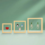 Transparent Jewelry Packing Box PE Film Display Stand