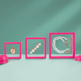 Transparent Jewelry Packing Box PE Film Display Stand