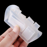 Transparent Letter Silicone Resin Molds for DIY Keychain Jewelry Making