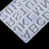Transparent Letter Silicone Resin Molds for DIY Keychain Jewelry Making