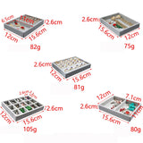 Velvet Gray Jewelry Tray Holder Display Trays