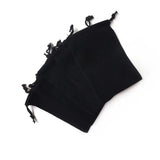 Velvet Jewelry Drawstring Pouches Cotton Bag Pack of 10