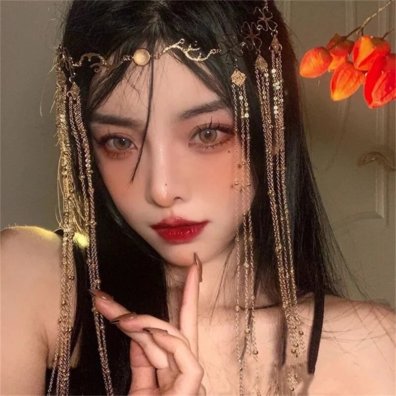Chinese Style Tassel Headpiece Hair Accessory