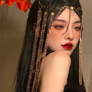 Chinese Style Tassel Headpiece Hair Accessory