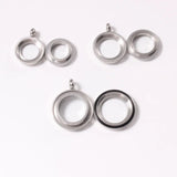 Waterproof Screw Pendant Charms Stainless Steel Memory Locket
