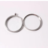 Waterproof Screw Pendant Charms Stainless Steel Memory Locket