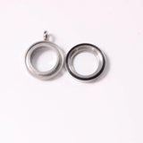 Waterproof Screw Pendant Charms Stainless Steel Memory Locket