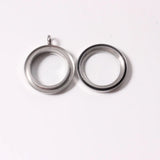 Waterproof Screw Pendant Charms Stainless Steel Memory Locket
