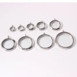 Waterproof Screw Pendant Charms Stainless Steel Memory Locket